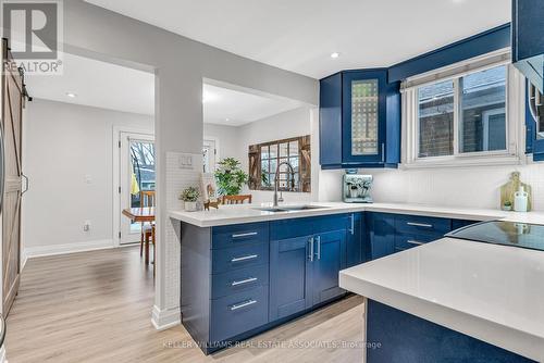 1034 Meredith Avenue, Mississauga, ON - Indoor Photo Showing Kitchen With Double Sink