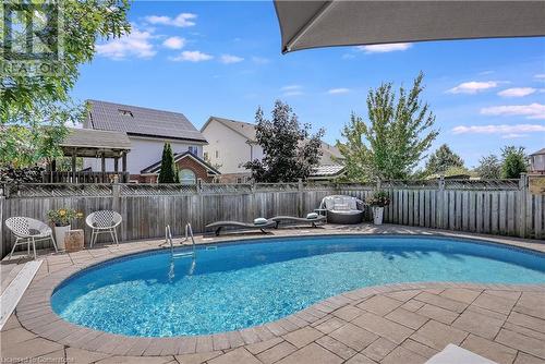 66 Pebblecreek Drive, Kitchener, ON - Outdoor With In Ground Pool With Deck Patio Veranda With Backyard