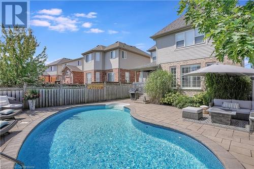 66 Pebblecreek Drive, Kitchener, ON - Outdoor With In Ground Pool With Deck Patio Veranda