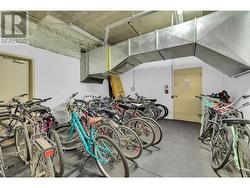 Bike locker room. - 