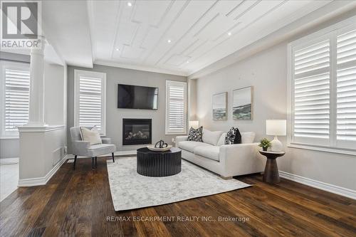 4264 Adobe Gate, Burlington, ON - Indoor Photo Showing Living Room With Fireplace