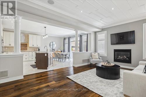 4264 Adobe Gate, Burlington, ON - Indoor Photo Showing Living Room With Fireplace