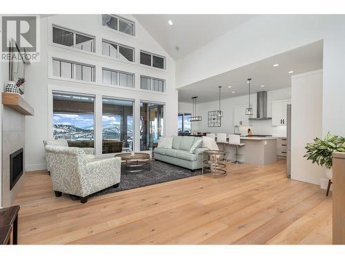253 Ashcroft Court, Vernon, BC - Indoor Photo Showing Other Room With Fireplace