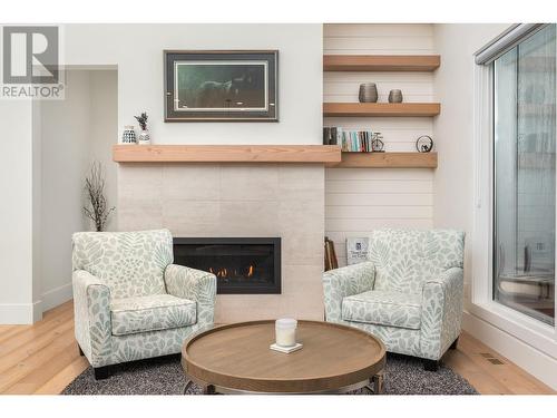 253 Ashcroft Court, Vernon, BC - Indoor Photo Showing Living Room With Fireplace