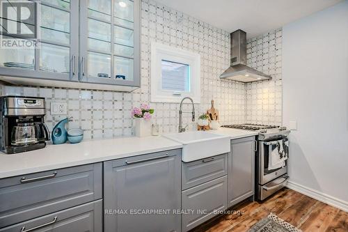 63 Beechwood Avenue, Hamilton, ON - Indoor Photo Showing Kitchen With Upgraded Kitchen