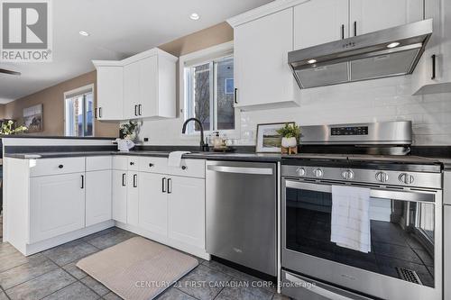 1685 Devos Drive, London, ON - Indoor Photo Showing Kitchen With Stainless Steel Kitchen With Upgraded Kitchen