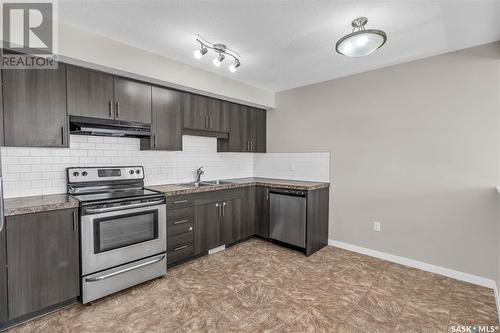 2-5294 Aerodrome Road, Regina, SK - Indoor Photo Showing Kitchen With Double Sink