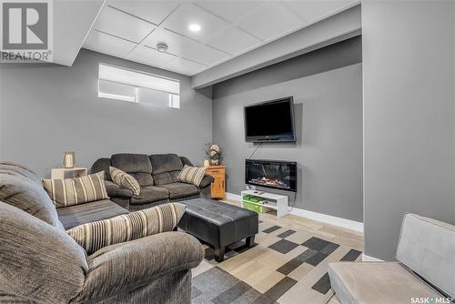 106 Werschner Crescent, Saskatoon, SK - Indoor With Fireplace