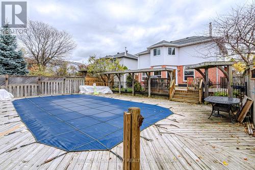 106 Rushdale Drive, Hamilton, ON - Outdoor With Above Ground Pool With Deck Patio Veranda