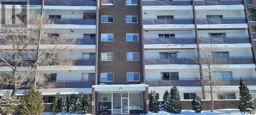 608 4615 Rae Street, Regina, SK - Outdoor With Balcony With Facade