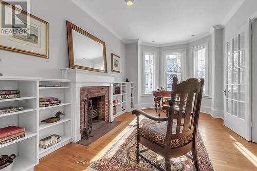 8 Duff Street, Hamilton, ON - Indoor With Fireplace