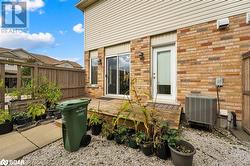 View of patio featuring cooling unit - 