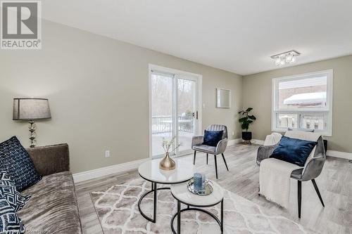 Living room featuring light hardwood / wood-style floors - 66 Karen Walk, Waterloo, ON - Indoor Photo Showing Living Room