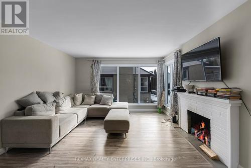 1227 Argreen Road, Mississauga, ON - Indoor Photo Showing Living Room With Fireplace