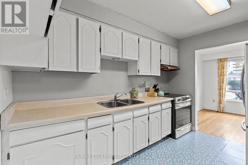 1 Glendee Court, Hamilton, ON - Indoor Photo Showing Kitchen With Double Sink