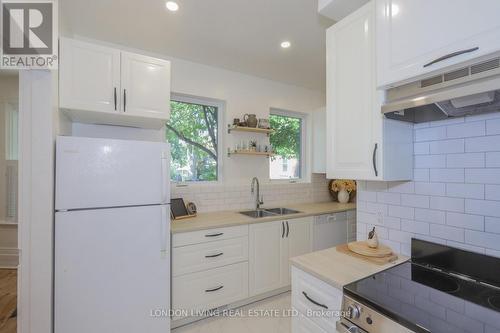 40 Askin Street, London, ON - Indoor Photo Showing Kitchen With Double Sink