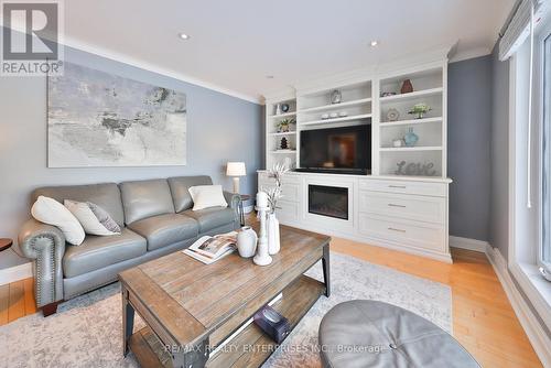 1472 Myron Drive, Mississauga, ON - Indoor Photo Showing Living Room With Fireplace