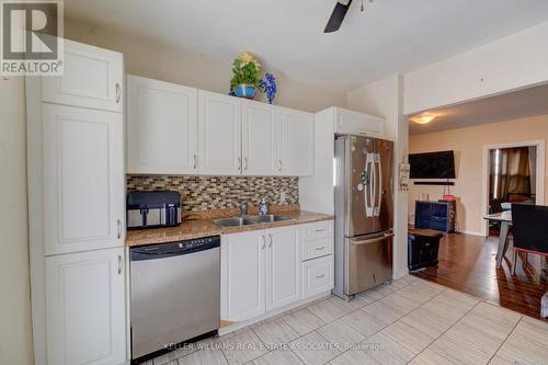 21 Mayflower Avenue, Hamilton, ON - Indoor Photo Showing Kitchen With Double Sink