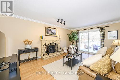 2048 Parklane Crescent, Burlington, ON - Indoor Photo Showing Living Room With Fireplace