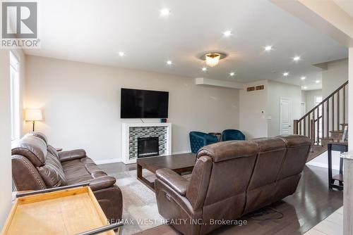 313 Freure Drive, Cambridge, ON - Indoor Photo Showing Living Room With Fireplace