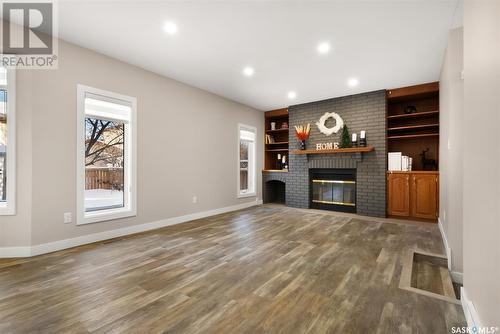 3727 Edinburgh Drive, Regina, SK - Indoor With Fireplace