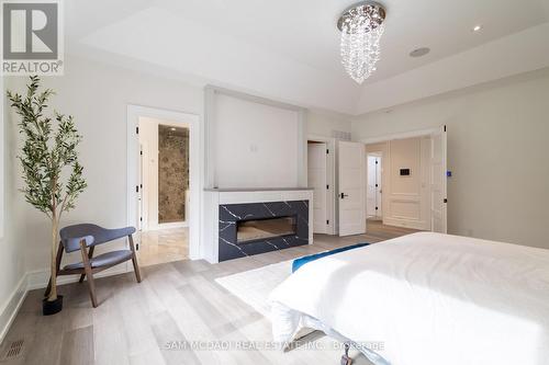 1615 Petrie Way, Mississauga, ON - Indoor Photo Showing Bedroom With Fireplace