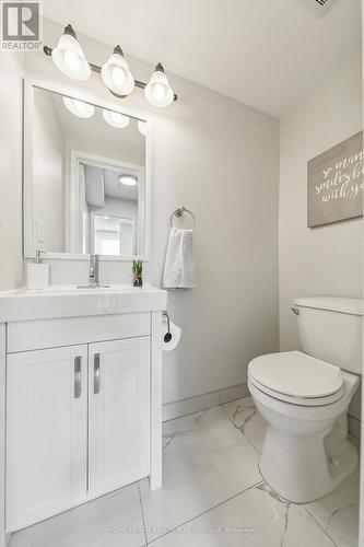 Updated Powder Room - 4177 Sunflower Drive, Mississauga, ON - Indoor Photo Showing Bathroom