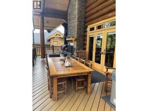 1595 Columbia Valley Veiw Drive, Golden, BC - Outdoor With Deck Patio Veranda With Exterior