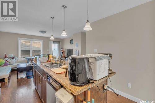 5402 Mitchinson Way, Regina, SK - Indoor Photo Showing Kitchen With Double Sink