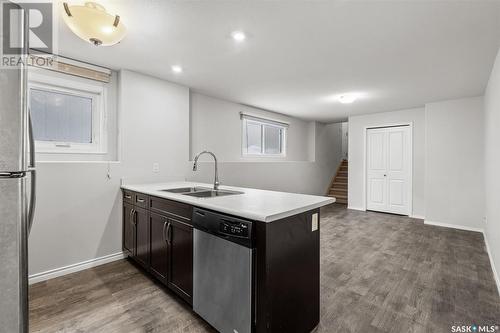 370 Kolynchuk Manor, Saskatoon, SK - Indoor Photo Showing Kitchen With Double Sink