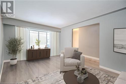 Sitting room featuring light hardwood / wood-style flooring - 82 Conway Drive, Kitchener, ON - Indoor Photo Showing Living Room