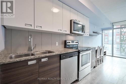 307 - 250 Albert Street, Waterloo, ON - Indoor Photo Showing Kitchen With Double Sink With Upgraded Kitchen