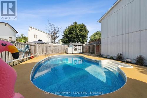 4 Glencastle Square, Brampton, ON - Outdoor With In Ground Pool With Backyard