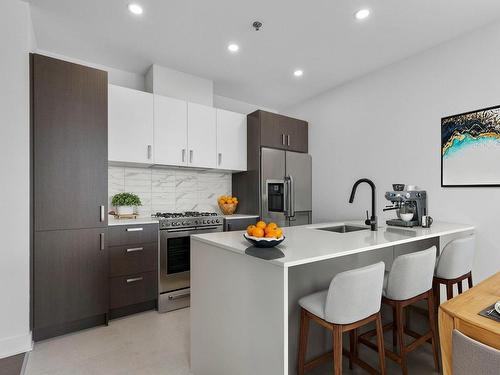 Kitchen - 113-2030 Rue Lucien-Thimens, Montréal (Saint-Laurent), QC - Indoor Photo Showing Kitchen With Upgraded Kitchen