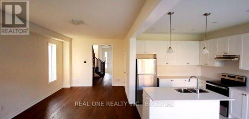 Upper - 3 Angelfish Road, Brampton, ON - Indoor Photo Showing Kitchen With Double Sink