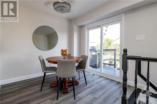 Dining area with backyard access. - 165 Crampton Drive, Carleton Place, ON - Indoor Photo Showing Dining Room