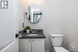 Main floor powder room. - 