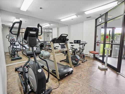 Exercise room - 1004-500 Rue St-Francois, Brossard, QC - Indoor Photo Showing Gym Room