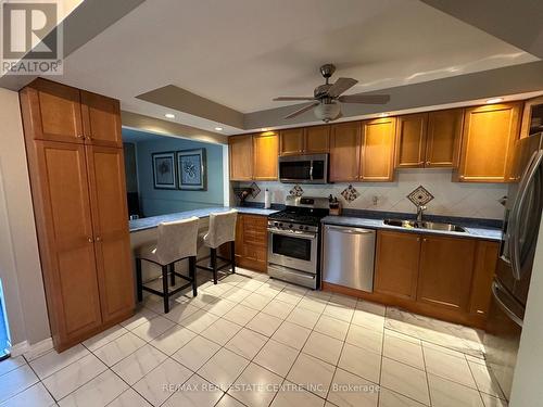 2 - 223 Picton Street E, Hamilton, ON - Indoor Photo Showing Kitchen With Stainless Steel Kitchen With Double Sink