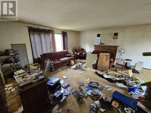 124 Angle Street, Kitimat, BC - Indoor Photo Showing Living Room With Fireplace