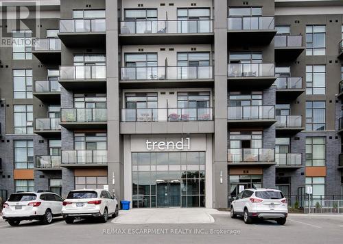 715 - 450 Dundas Street E, Hamilton, ON - Outdoor With Balcony With Facade