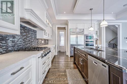 219 Johnston Avenue, Toronto, ON - Indoor Photo Showing Kitchen With Double Sink With Upgraded Kitchen