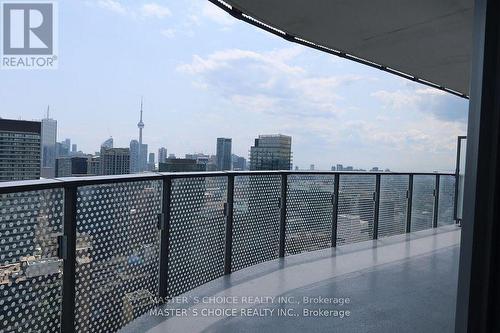 4702 - 11 Wellesley Street W, Toronto, ON - Outdoor With Balcony