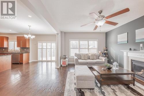 204 Bayberry Street, Whitchurch-Stouffville, ON - Indoor Photo Showing Living Room With Fireplace