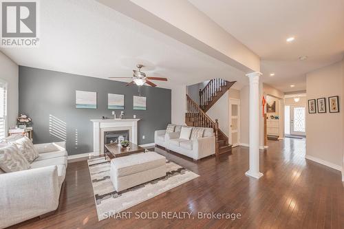 204 Bayberry Street, Whitchurch-Stouffville, ON - Indoor Photo Showing Living Room With Fireplace