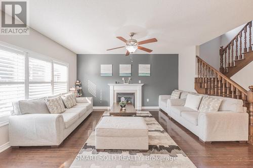 204 Bayberry Street, Whitchurch-Stouffville, ON - Indoor Photo Showing Living Room With Fireplace