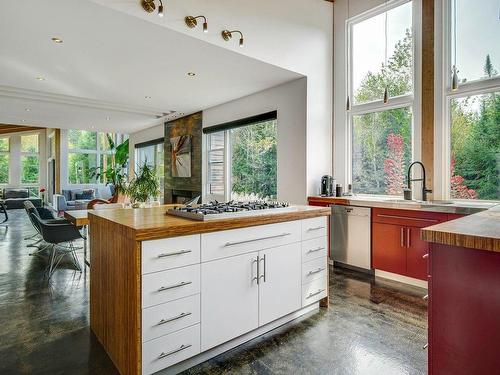 Cuisine - 38 Rue De La Cédrière, Morin-Heights, QC - Indoor Photo Showing Kitchen With Double Sink