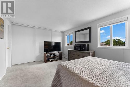 Huge closet that spans the entire wall. Ensuite is the door to the left. - 17 Sovereign Avenue, Ottawa, ON - Indoor Photo Showing Bedroom