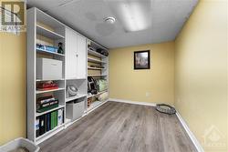 Finished lower level room. - 