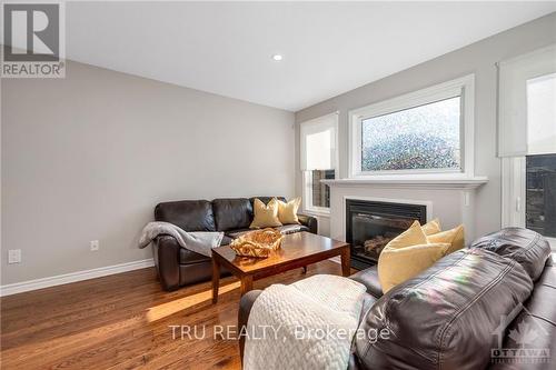 960 Linaria Walk, Ottawa, ON - Indoor Photo Showing Living Room With Fireplace